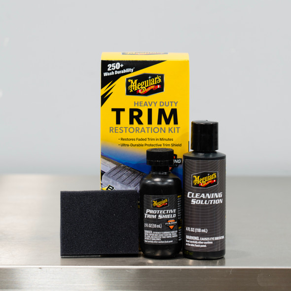 Meguiars Heavy Duty Trim Restoration Kit | Cleaner and Protectant The Clean Garage
