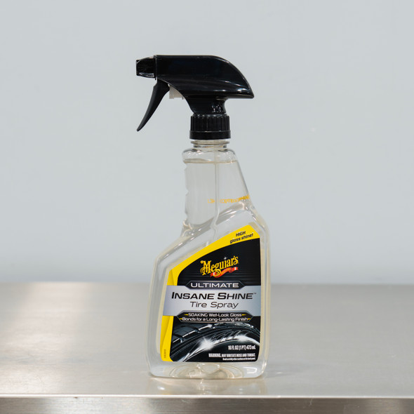 Meguiars Ultimate Insane Shine Tire Coating | 16oz Spray The Clean Garage