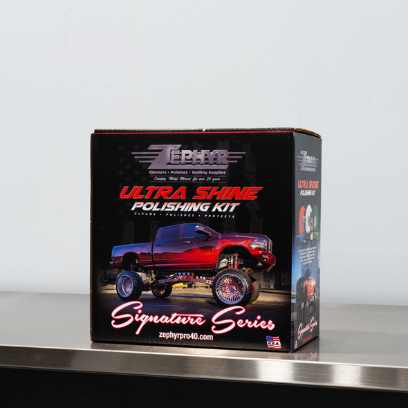 Zephyr Ultra Shine Metal Polishing Kit | 9 Signature Series Items The Clean Garage