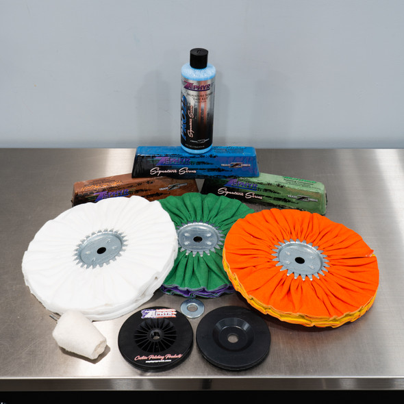 Zephyr Ultra Shine Metal Polishing Kit | 9 Signature Series Items