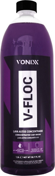 Vonixx V-Floc Concentrated Car Wash 1.5 Liter | 50.7 oz PH Neutral | The Clean Garage