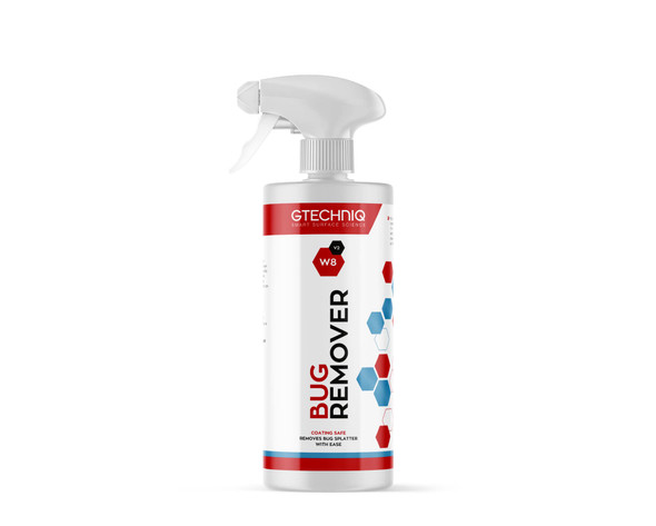 Gtechniq W8 Bug Remover 500ml | Insect Removal Spray V2 | The Clean Garage