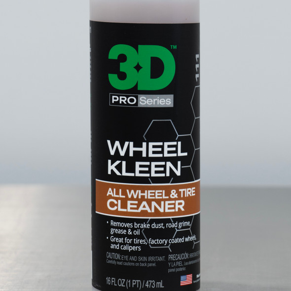 3D Wheel Kleen 16oz | High Foaming Wheel and Tire Cleaner