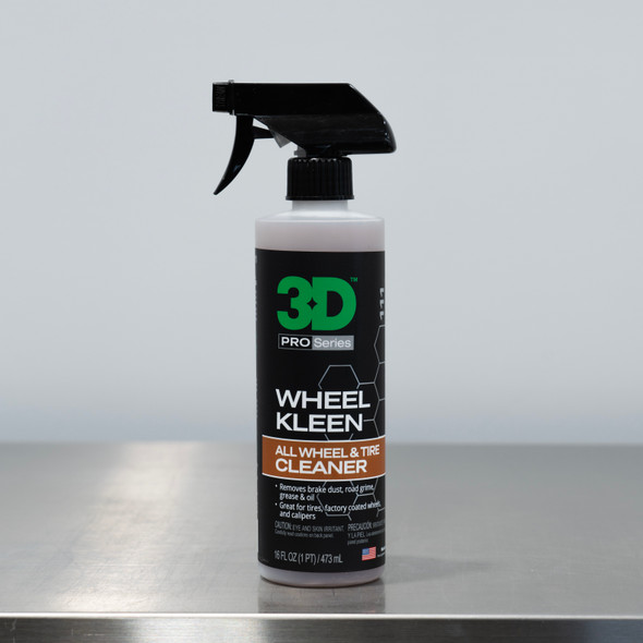 3D Wheel Kleen 16oz | High Foaming Wheel and Tire Cleaner Clean Garage
