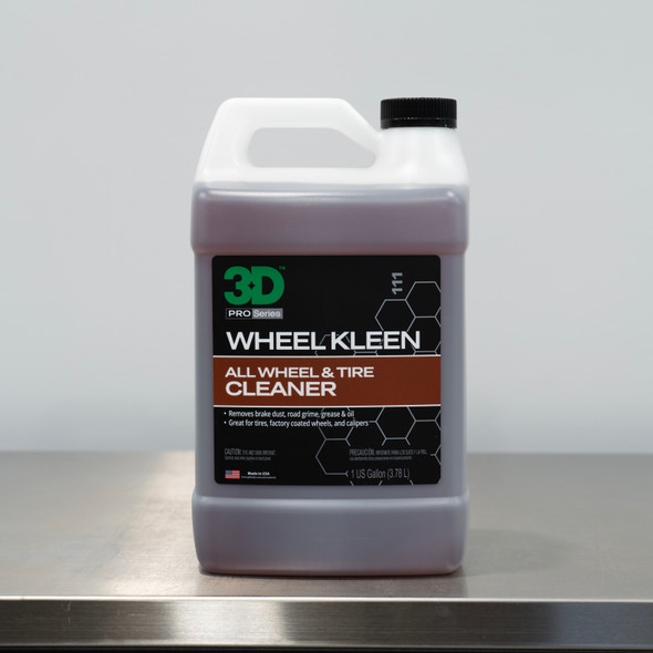 3D Wheel Kleen 1 Gallon | High Foaming Wheel and Tire Cleaner Clean Garage