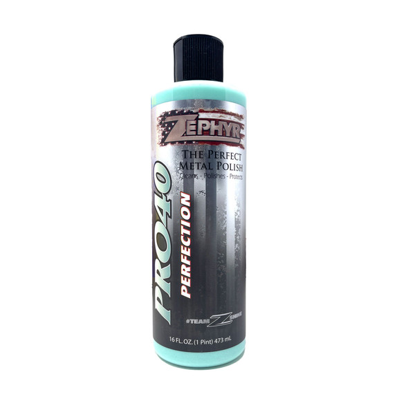 Zephyr Pro 40 Liquid Metal Polish 16oz | Clean Polish Protect | The Clean Garage