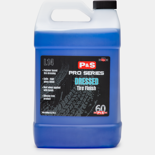 The Clean Garage P&S Dressed Tire Finish 1 Gallon | Silicone Free Tire Dressing