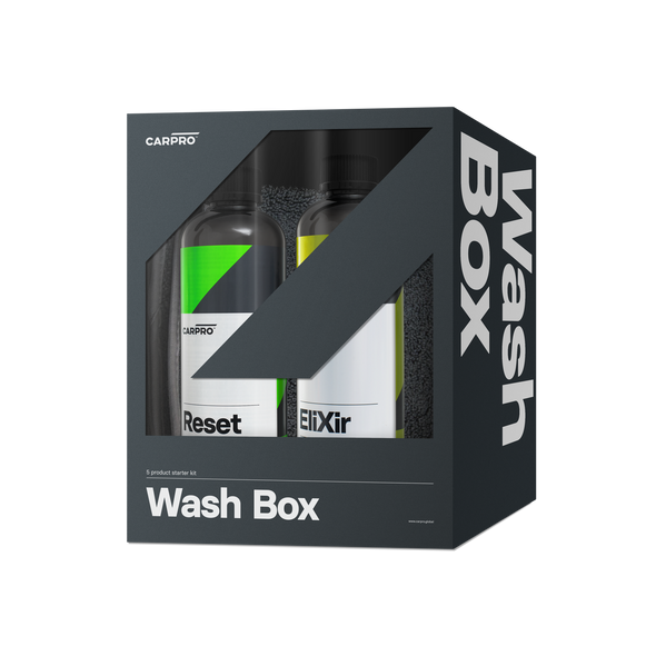 The Clean Garage CarPro Wash Box | Detailing Wash Kit for Ceramic Coatings Reset Elixir 