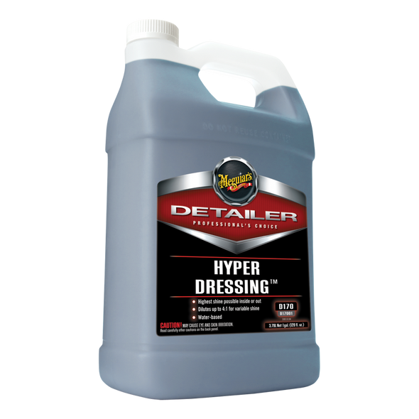 The Clean Garage Meguiars D170 Hyper Dressing 1 Gallon | Concentrated Tire Trim Interior Shine