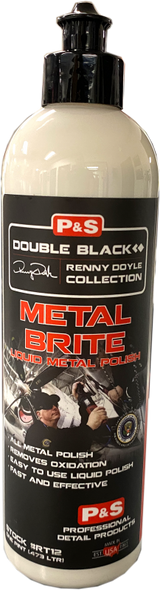 The Clean Garage P&S Metal Bright 16oz | Double Black Metal Brite Aluminum Polish