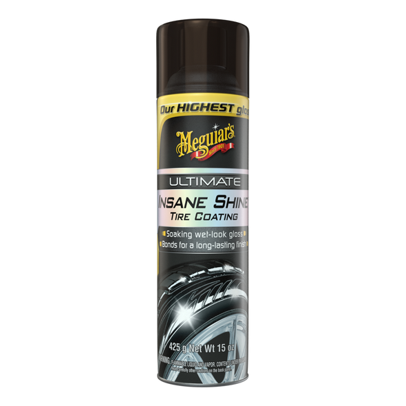 The Clean Garage Meguiars Ultimate Insane Shine Tire Coating | 15oz Aerosol 
