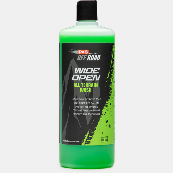 The Clean Garage P&S Off Road Wide Open All Terrain Wash 32oz | ATV Dirt Bike Truck Shampoo